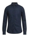 Scotch & Soda Man Shirt Midnight Blue Size M Cotton