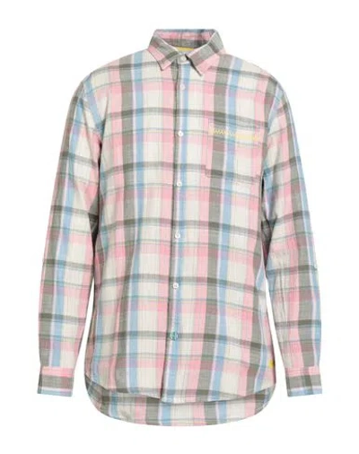 Scotch & Soda Man Shirt Pink Size L Cotton