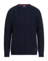 Scotch & Soda Man Sweater Midnight Blue Size L Acrylic, Virgin Wool