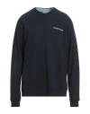 Scotch & Soda Man Sweatshirt Midnight Blue Size S Organic Cotton In Black