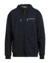Scotch & Soda Man Sweatshirt Midnight Blue Size Xxl Organic Cotton