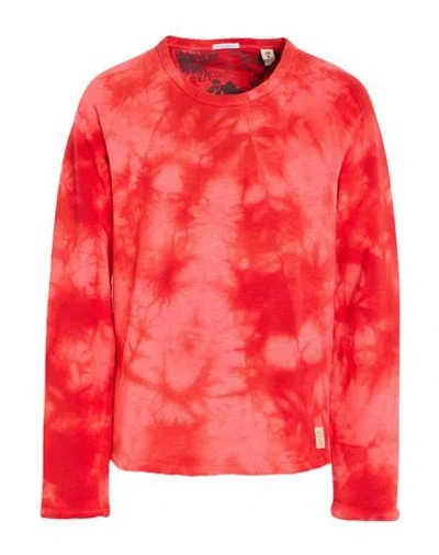 Scotch & Soda Man Sweatshirt Red Size L Cotton