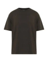 Scotch & Soda Man T-shirt Military Green Size M Cotton