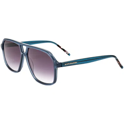 Scotch & Soda Men's 57 Mm Grey Sunglasses In Blue