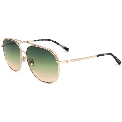 Scotch & Soda Men's 58 Mm Grey Sunglasses In Gold