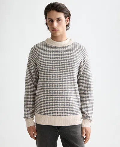SCOTCH & SODA MEN'S CHENILLE PATTERN LONG SLEEVE SWEATER