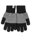 Scotch & Soda Men's Color Block Knit Gloves In Black