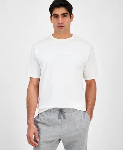 Scotch & Soda Men's Core Relaxed-fit Logo T-shirt In White