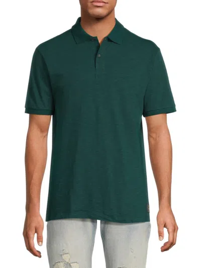 Scotch & Soda Men's Cotton Slub Knit Polo Shirt In Multi