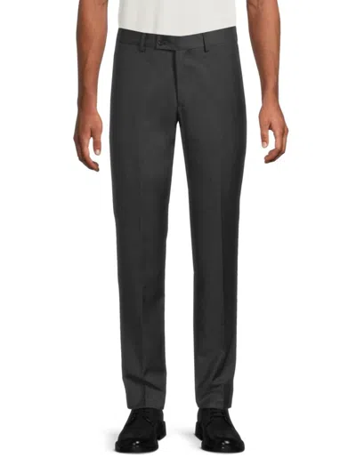 Scotch & Soda Men's Flat-front Modern-fit Dress Pants In Gray