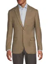 Scotch & Soda Men's Houndstooth Modern-fit Blazer In Brown