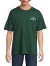 Scotch & Soda Men's Logo Graphic Cotton T-shirt In Green