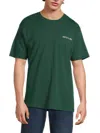 Scotch & Soda Men's Logo Graphic Cotton T-shirt In Green