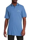 Scotch & Soda Pique Polo Shirt In Blue