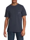 Scotch & Soda Men's Logo Pocket Cotton T-shirt In Blue