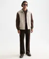 Scotch & Soda Men's Long Sleeves Varsity Jacket In Brown