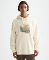 Scotch & Soda Relaxed Fit Embroidered Hoodie In Yellow