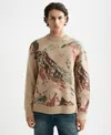 Scotch & Soda Mountain Loose Fit Sweater In Multi