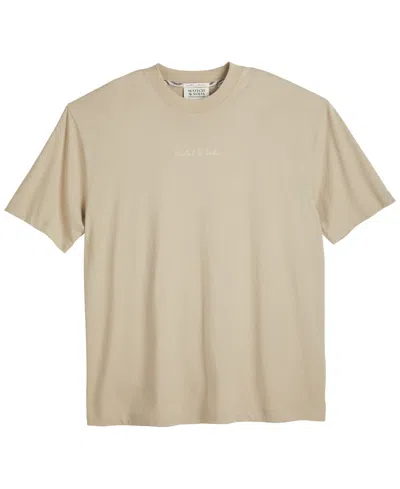 Scotch & Soda Men's Oversized Short Sleeve Graphic T-shirt In Brown