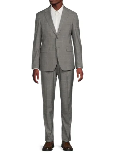 SCOTCH & SODA MEN'S PLAID MODERN-FIT SUIT