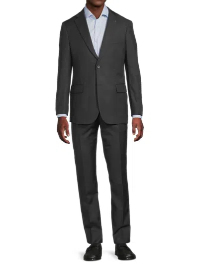 Scotch & Soda Men's Polyester-blend Two-button Modern-fit Suit In Gray