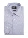 Scotch & Soda Men's Printed Stretch Cotton Modern Fit Dress Shirt In Multi