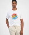 Scotch & Soda Men's Regular-fit Graphic T-shirt In White