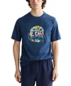 Scotch & Soda Men's Logo Artwork Graphic T-shirt In Blue