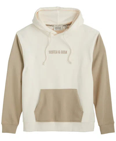 SCOTCH & SODA MEN'S RELAXED FIT GRAPHIC HOODIE