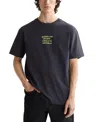 Scotch & Soda Men's Relaxed Fit Short Sleeve Crewneck Art Class Graphic T-shirt In Black