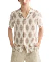 Scotch & Soda Men's Relaxed Fit Short Sleeve Printed Button-front Camp Shirt In Multi