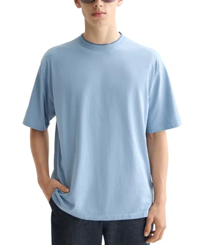 SCOTCH & SODA MEN'S RELAXED FIT SHORT SLEEVE THREE CROSSES CREWNECK T-SHIRT