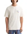 Scotch & Soda Men's Short Sleeve Double Graphic Crewneck T-shirt