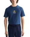 Scotch & Soda Men's Short Sleeve Double Graphic Crewneck T-shirt