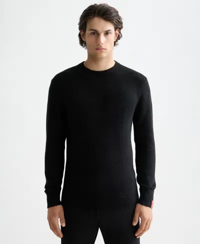 SCOTCH & SODA MEN'S SOLID CREW NECK SWEATER