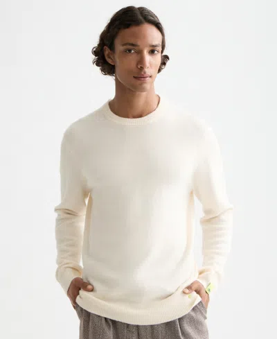 SCOTCH & SODA MEN'S SOLID CREW NECK SWEATER