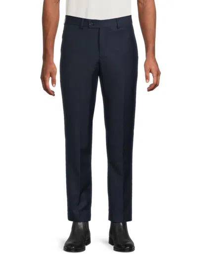 Scotch & Soda Men's Solid Modern Fit Dress Pants In Blue