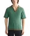 Scotch & Soda Chevron Regular Fit Short Sleeve Sweater