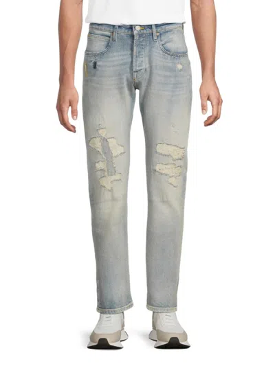 SCOTCH & SODA MEN'S THE ZEE STRAIGHT-LEG DISTRESSED JEANS
