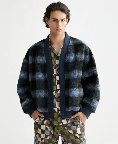 Scotch & Soda Men's V-neck Cardigan Sweater In Green