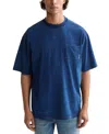 Scotch & Soda Relaxed Fit Pocket Tee In Blue