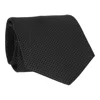 Scotch & Soda Black Solid Neat Tie In Black