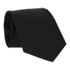 Scotch & Soda Black Tonal Ampersan Logo Tie In Black