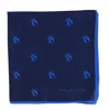 Scotch & Soda Mens Blue Pocket Square In Blue