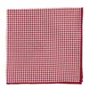 Scotch & Soda Mens Red/white Pocket Square In Red