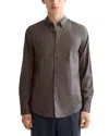 Scotch & Soda Micro Aop Slim Fit Shirt In Multi