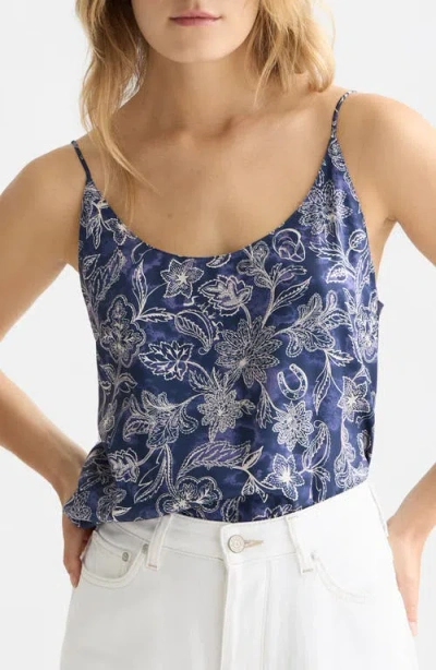 Scotch & Soda Mixed Print Camisole In Blue