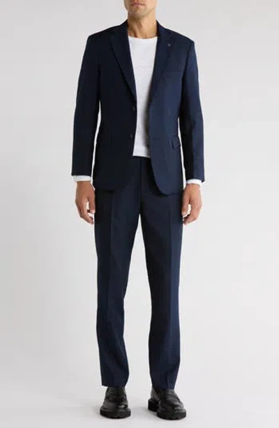 Scotch & Soda Navy Classic Fit Suit In Blue