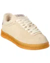 Scotch & Soda Nixie Suede Sneaker In White