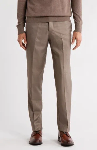 Scotch & Soda Nyc Trousers In Brown